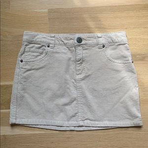 suede tan skirt kids